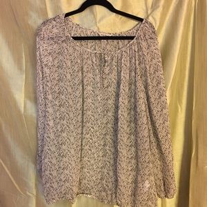 Sheer Peasant Blouse